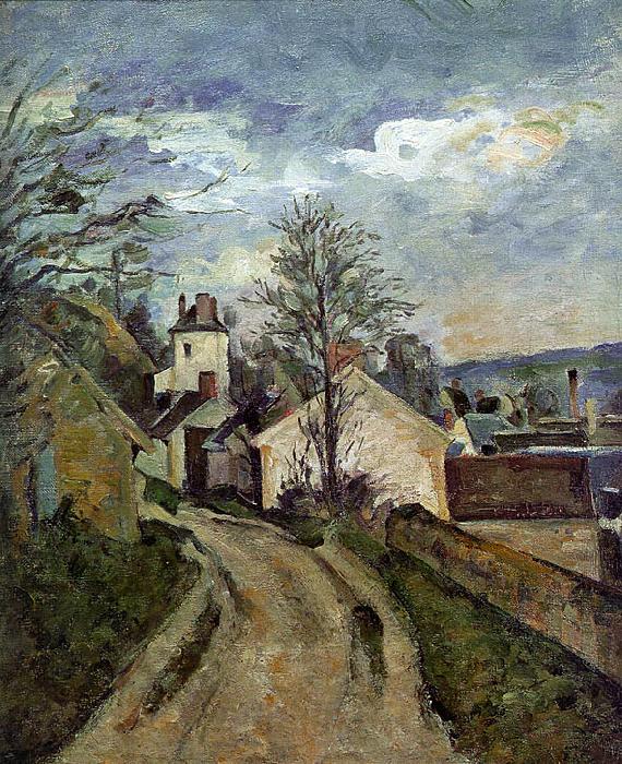Paul Cezanne The House of Dr Gachet in Auvers Norge oil painting art